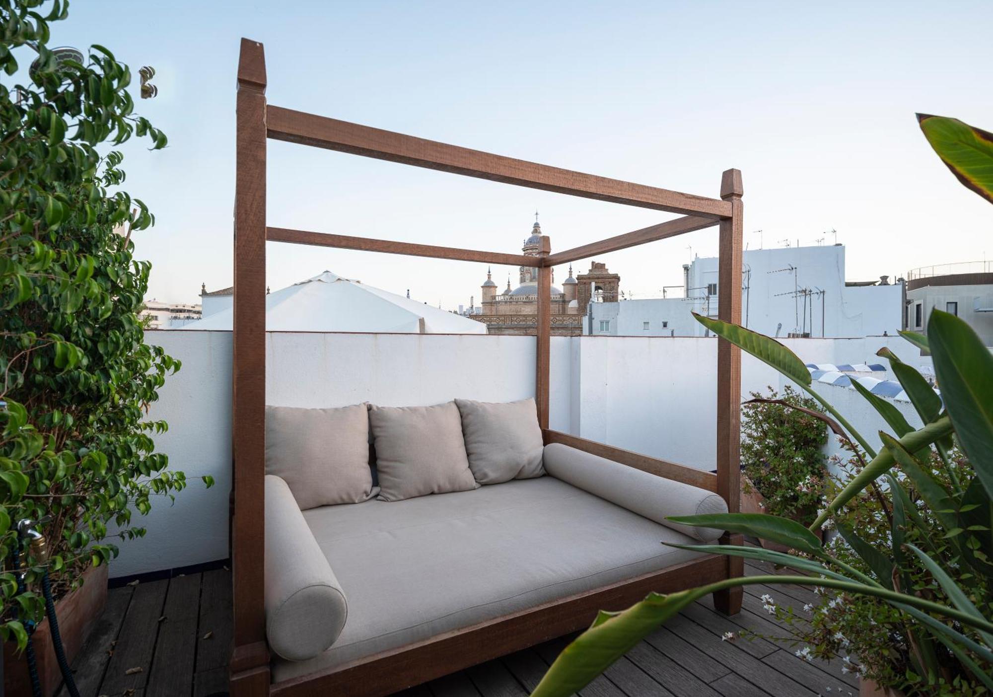 セビリアThe Terrace, Duplex Con Terraza Privadaアパートメント エクステリア 写真